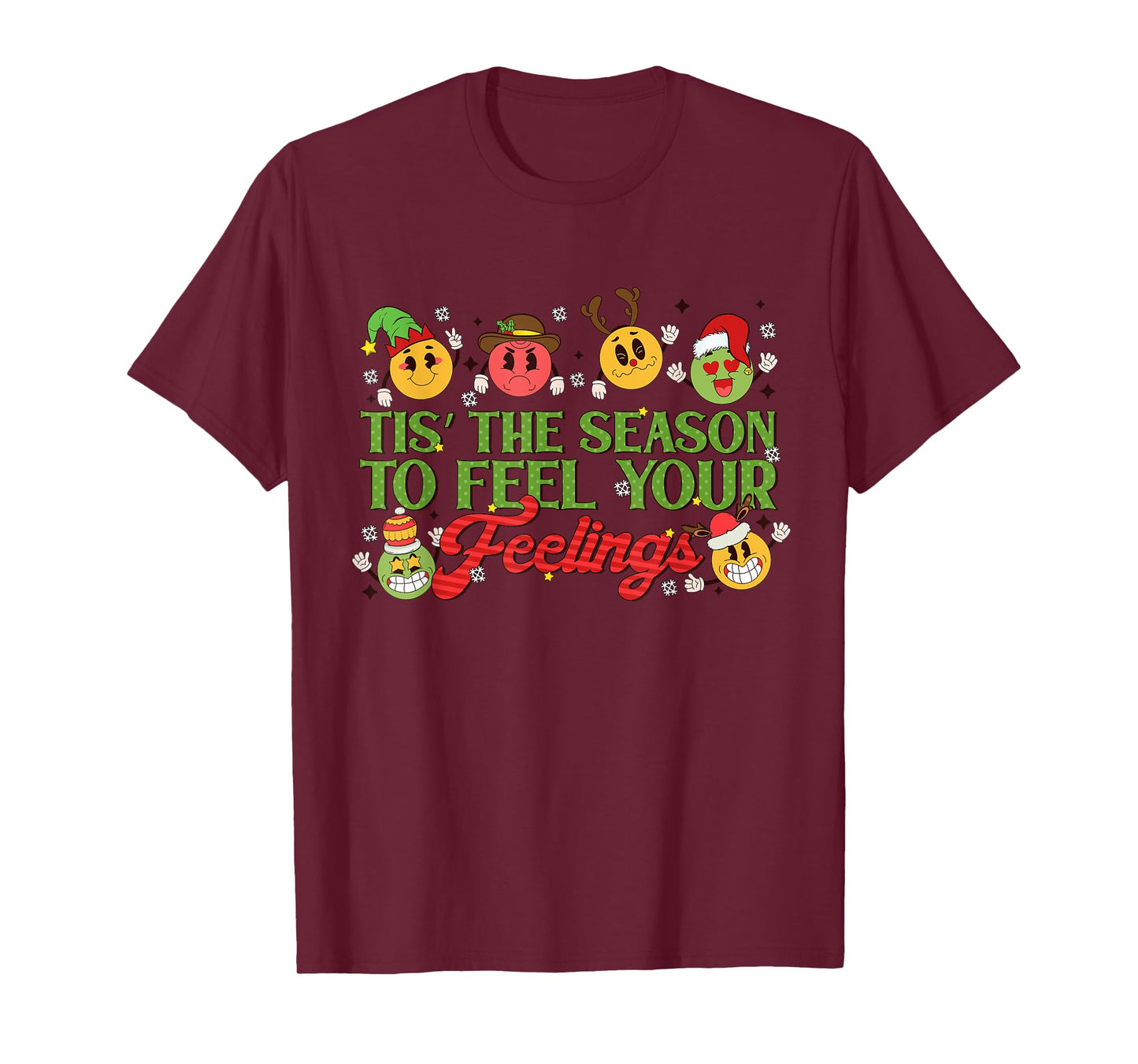 Christmas Mental Health Awareness Nurse Therapist Counselor T-Shirt