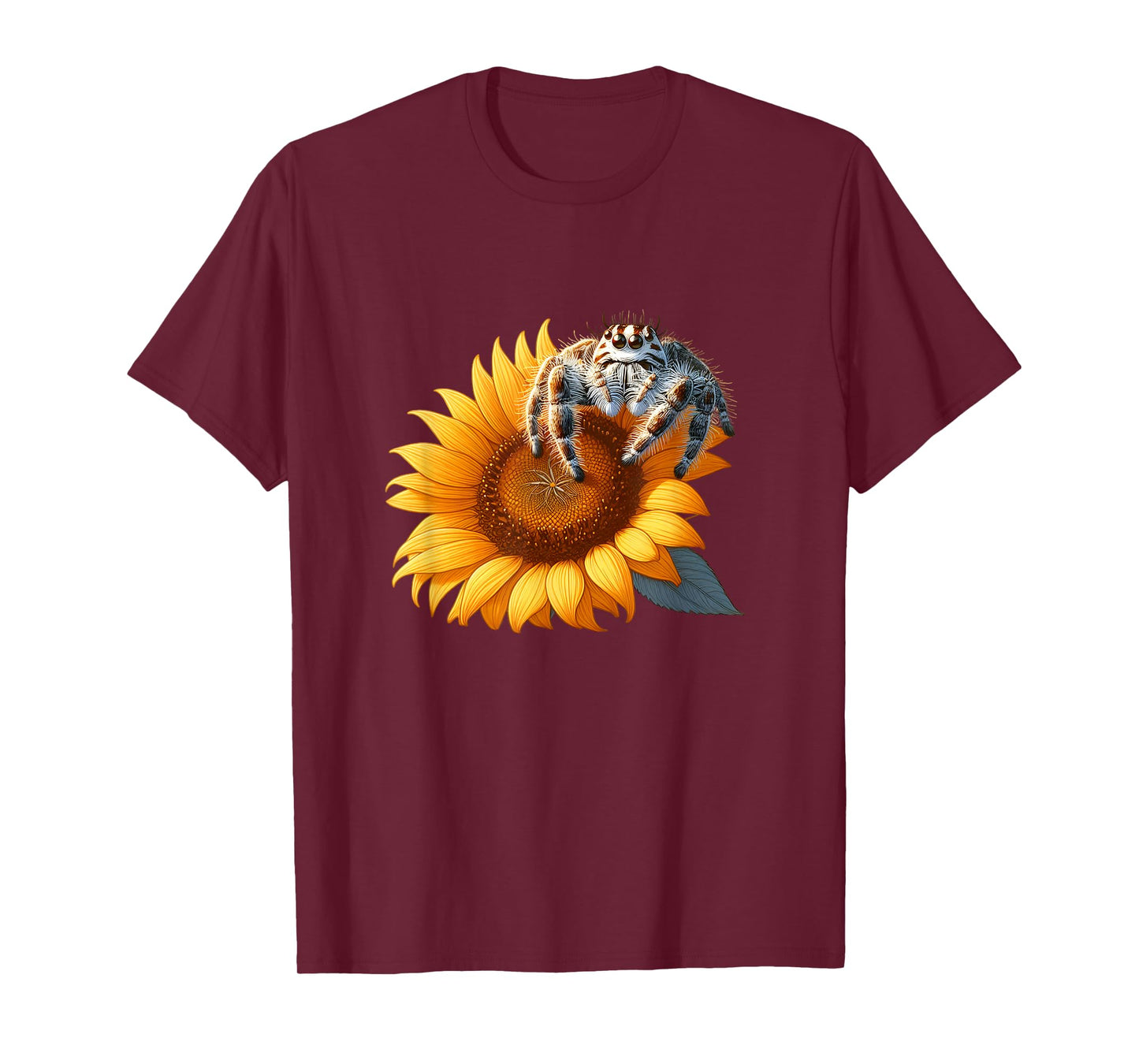 Jumping Spider on a Sunflower T-Shirt