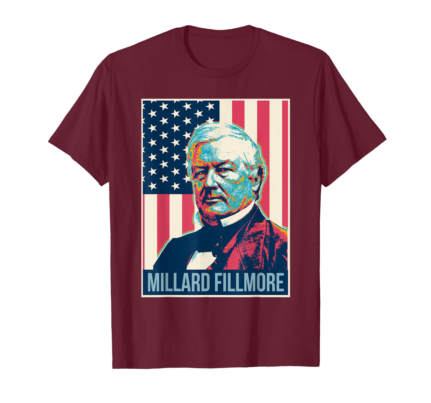 Millard Fillmore President US Flag Shirt T-Shirt