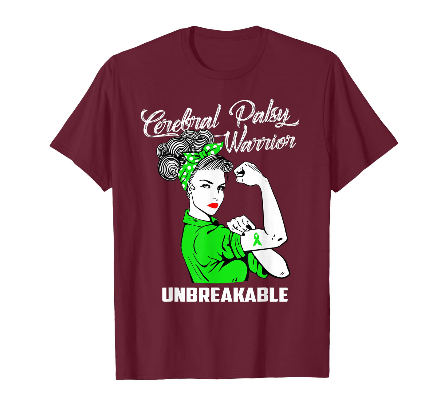 Cerebral Palsy Warrior Unbreakable T-Shirt CP Awareness Gift T-Shirt