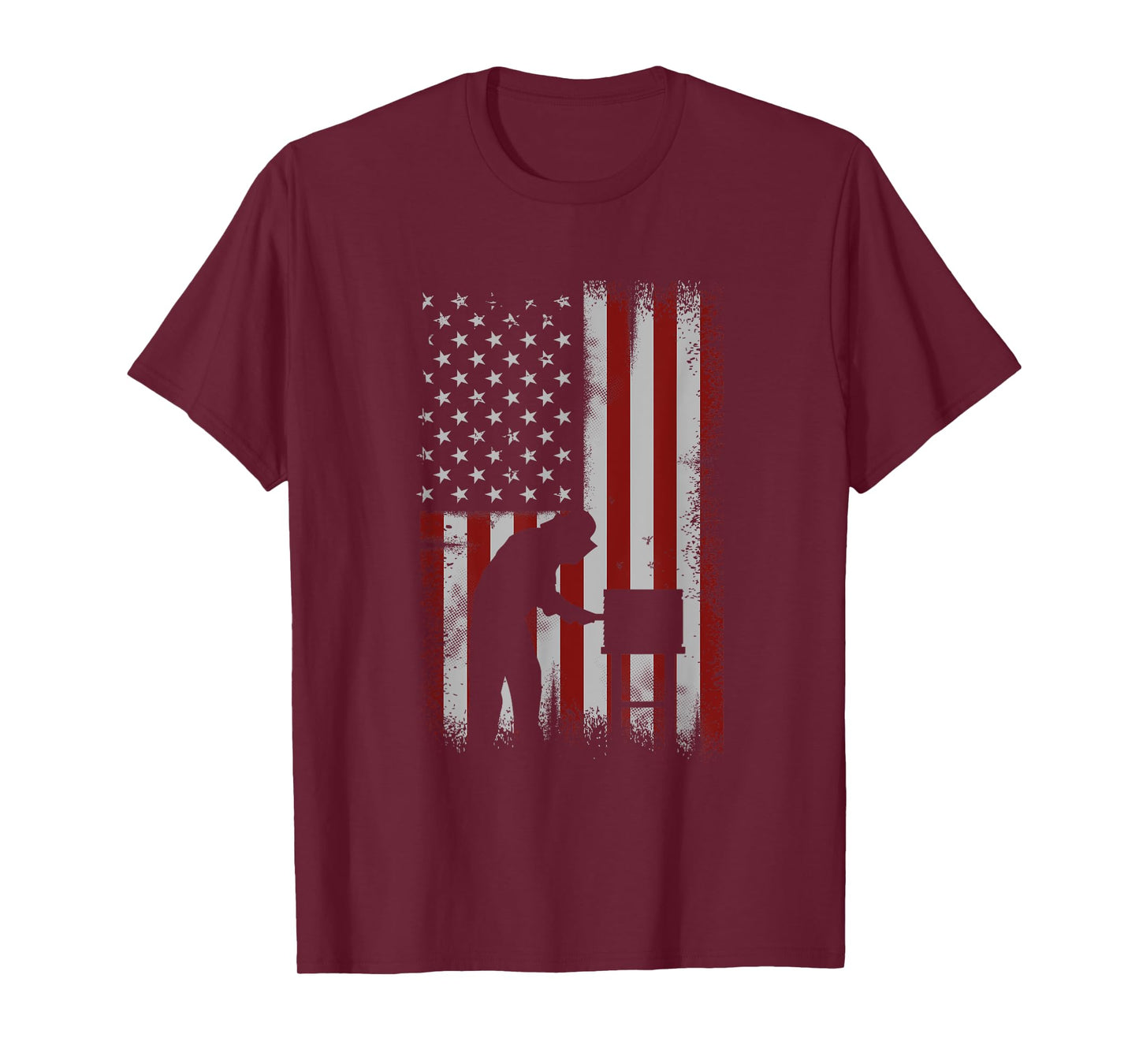 American Flag Beekeeper Shirt Men Beekeeping Gift Apiarist T-Shirt