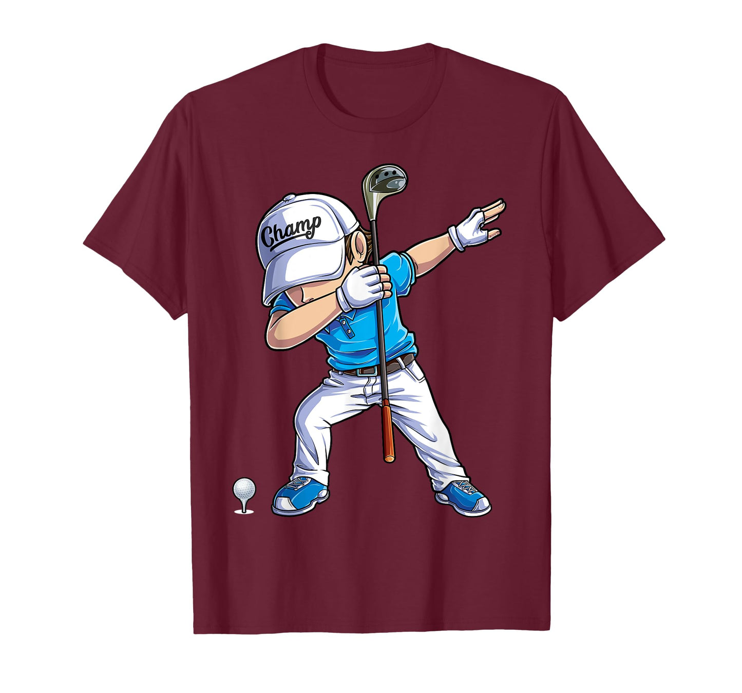 Dabbing Golf Player Golfer Golfing Funny Boys Men Dab Dance T-Shirt Small