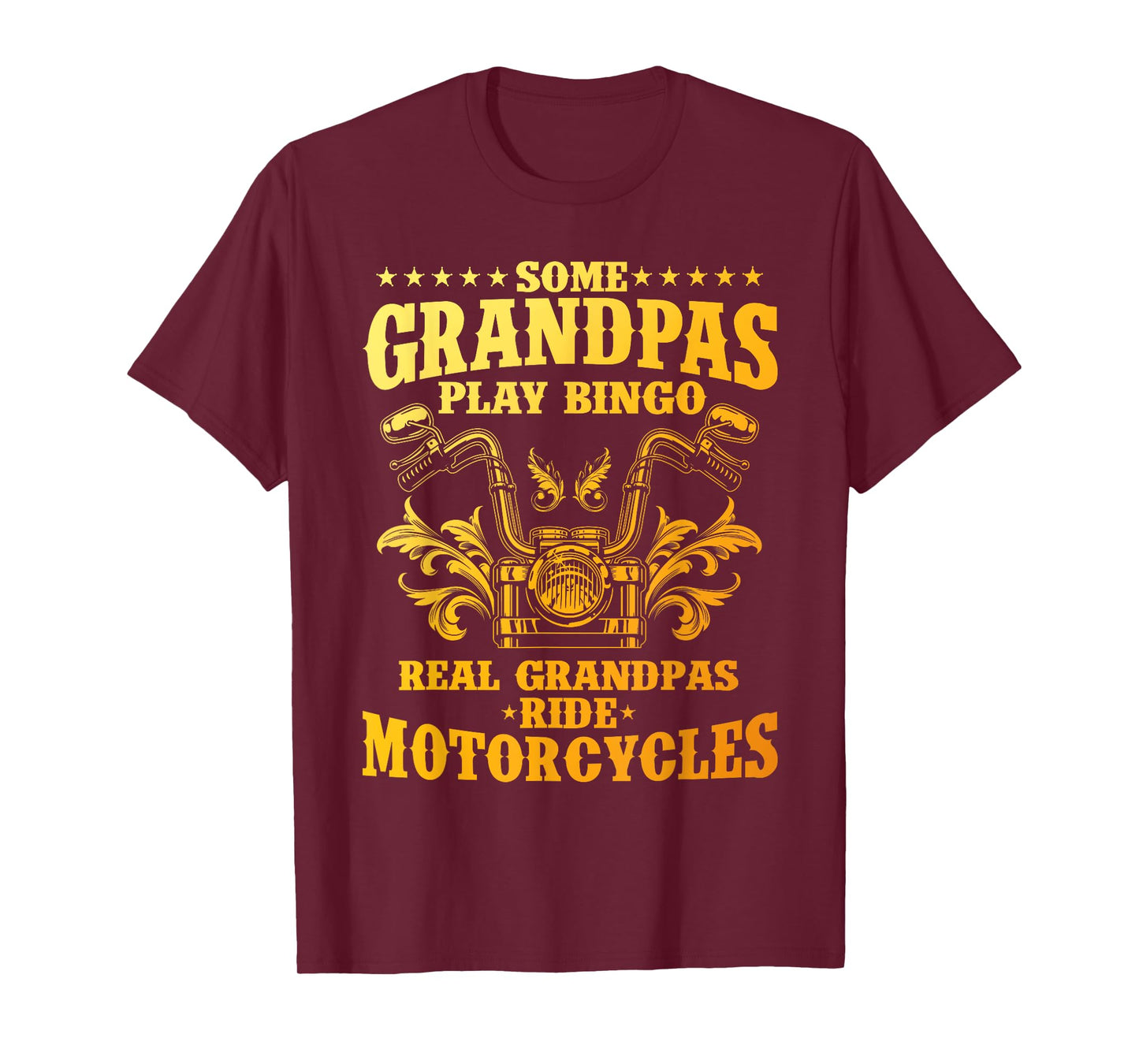 Cool Grandpa Motorcycle Design For Men Biker Motorbike Lover T-Shirt