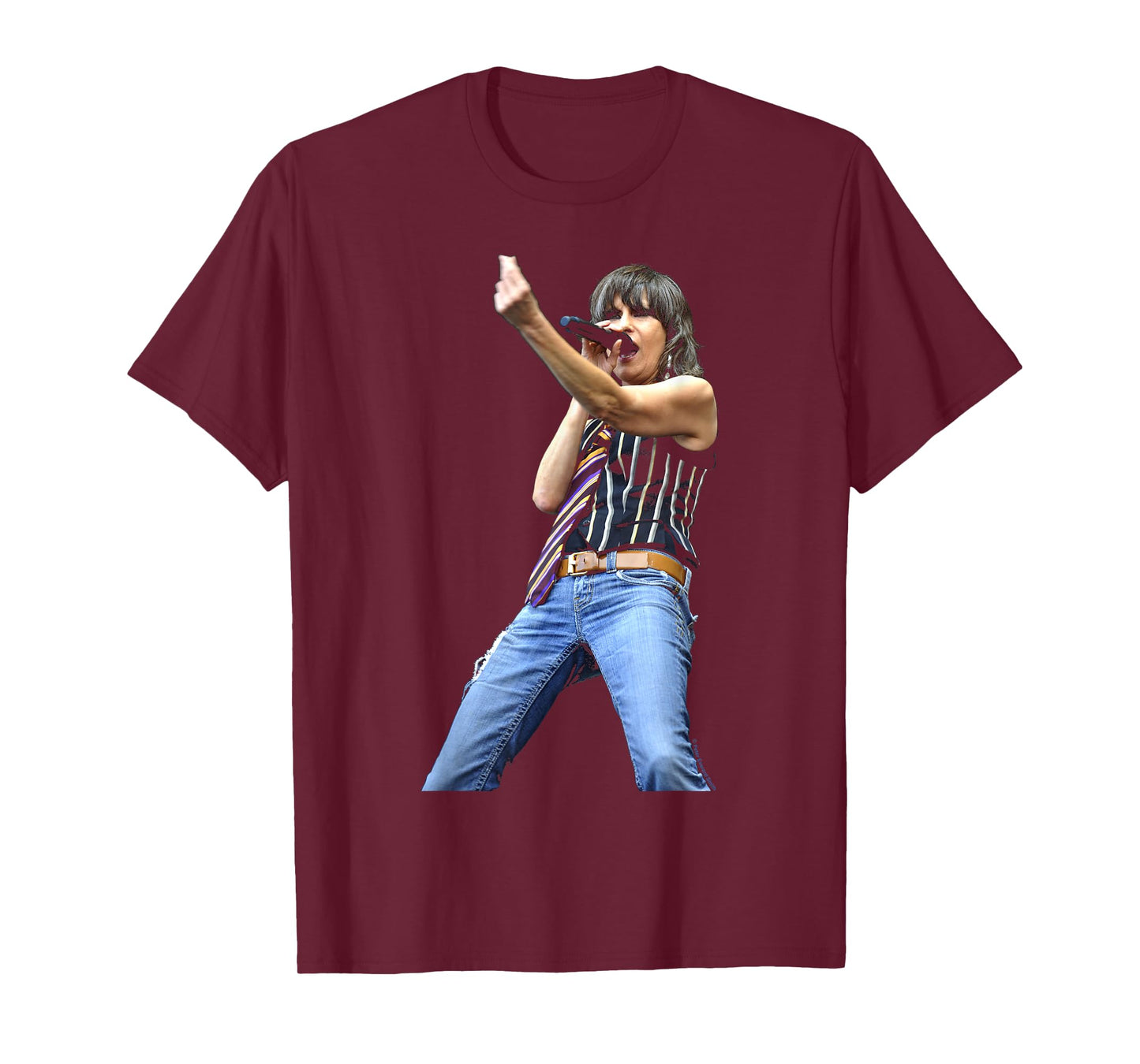 Chrissie Hynde Singer The Pretenders Live By Everard Smith T-Shirt