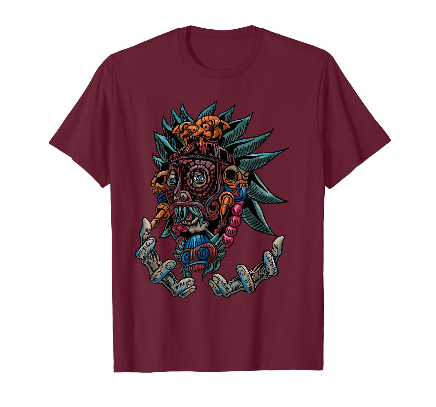Aztec Warrior Cool Shaman Guardian Inca Maya Gift Idea T-Shirt
