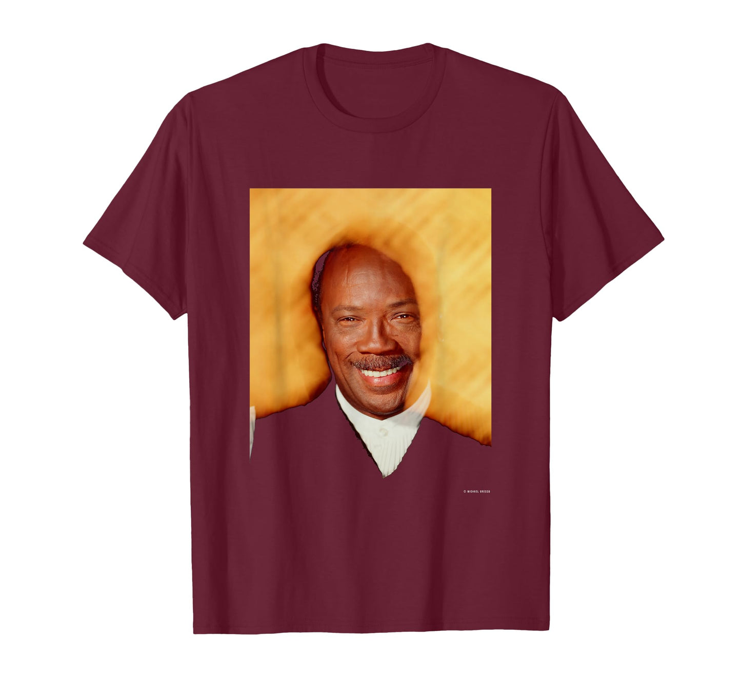 Thriller Producer Quincy Jones by Michael Grecco T-Shirt