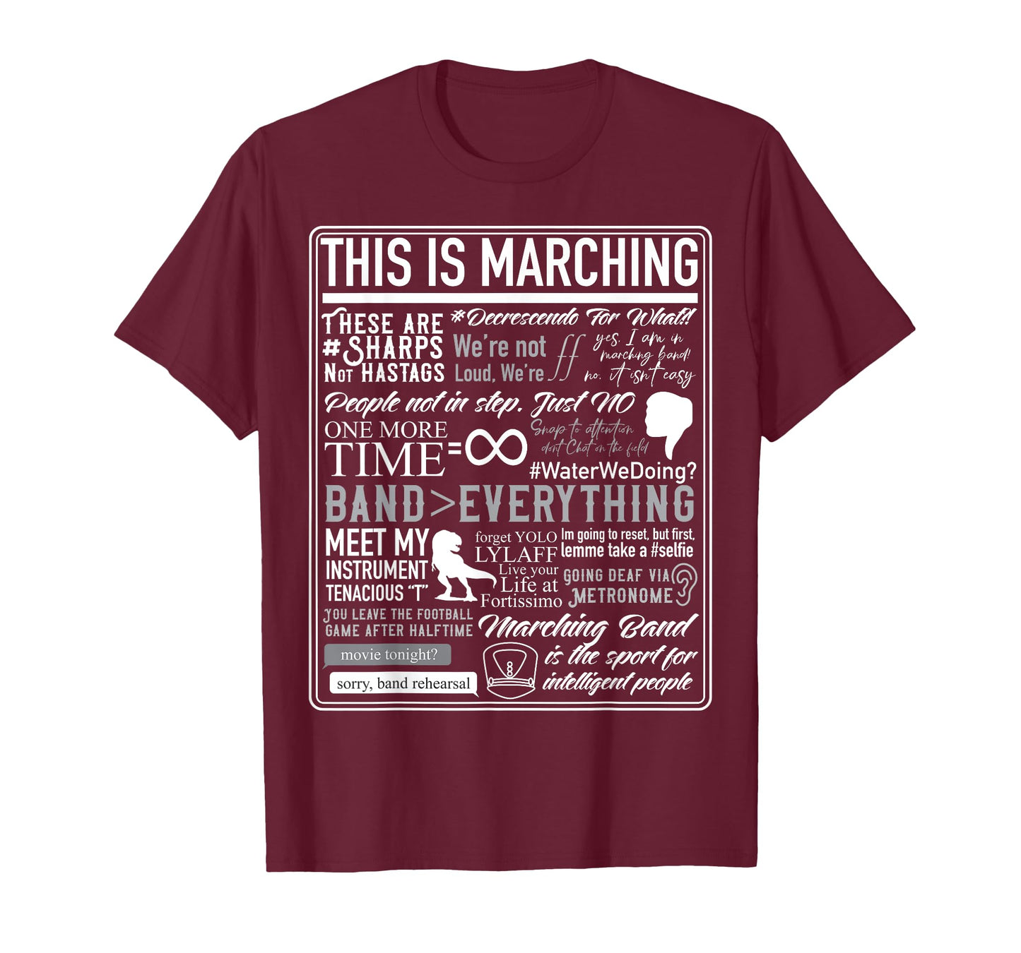 This is Marching Band Funny Brass Band Sayings & Memes T-Shirt
