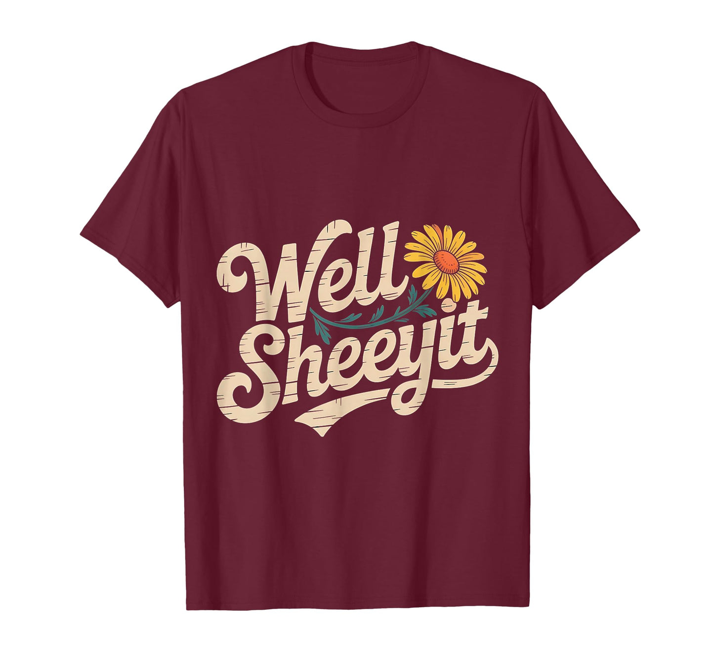 Funny Well Sheeyit Design T-Shirt