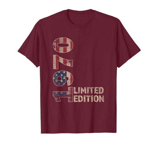 55th Birthday Gift Men Vintage Born 1970 Turning 55 Year Old T-Shirt