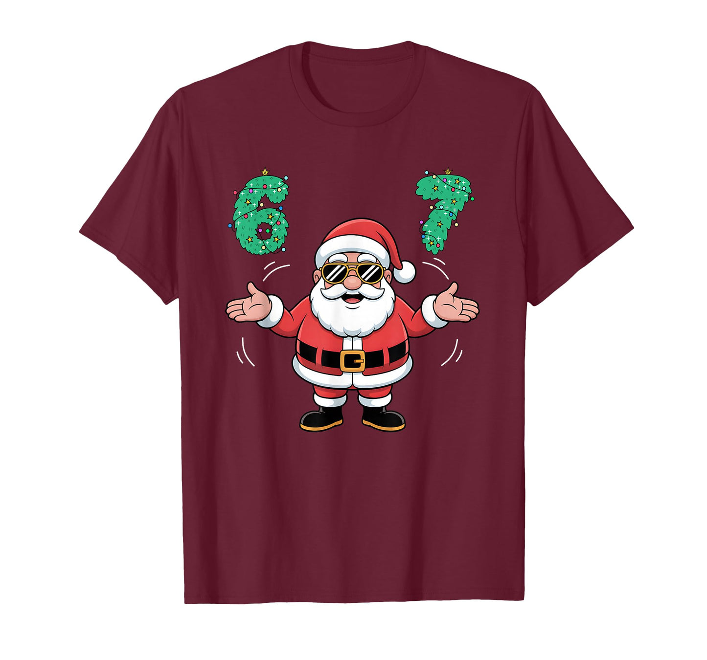 Funny 67 Christmas Shirt Middle School 6 7 Funny 67 Meme T-Shirt