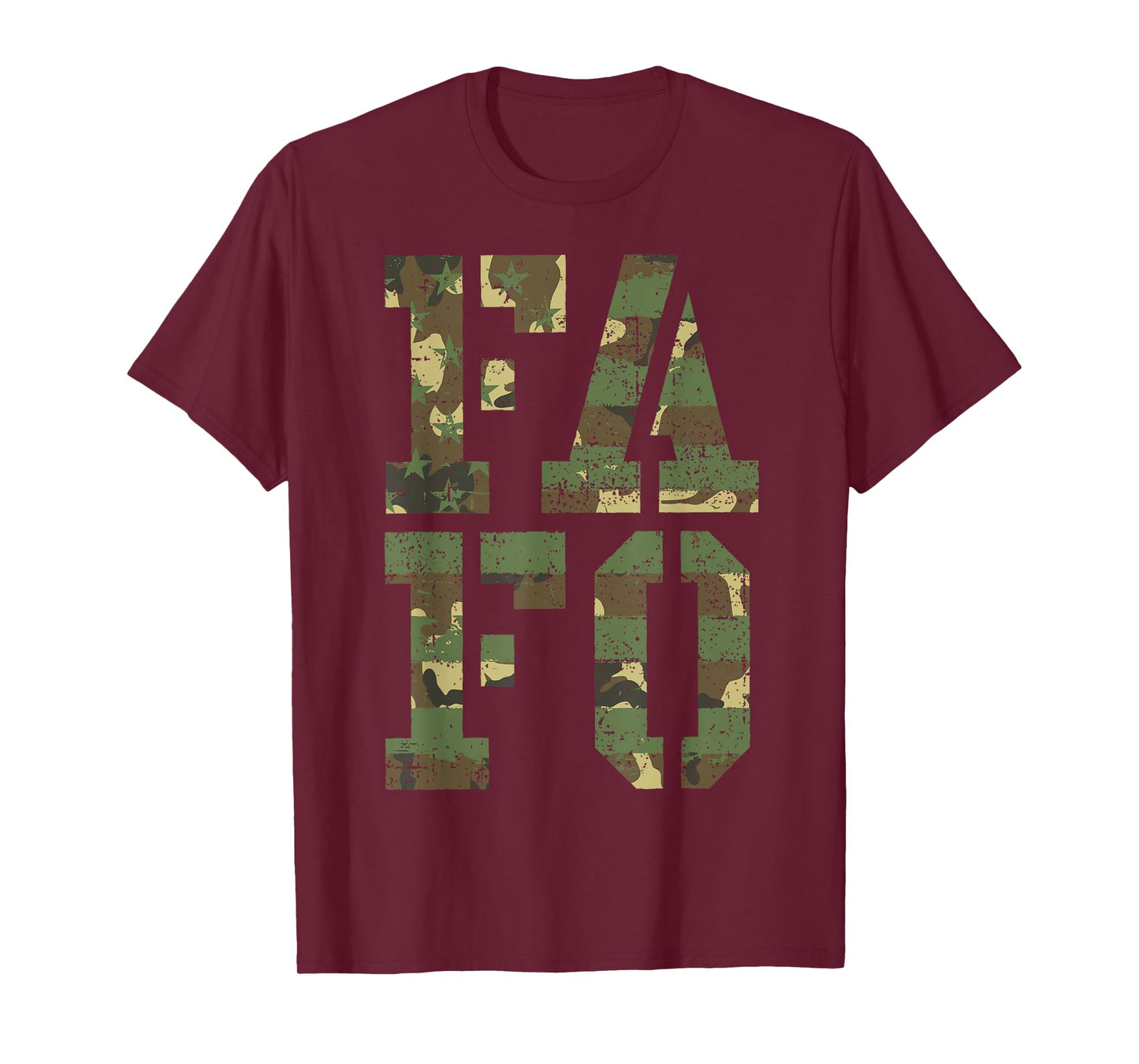 FAFO Vertical US Flag Camo T-Shirt