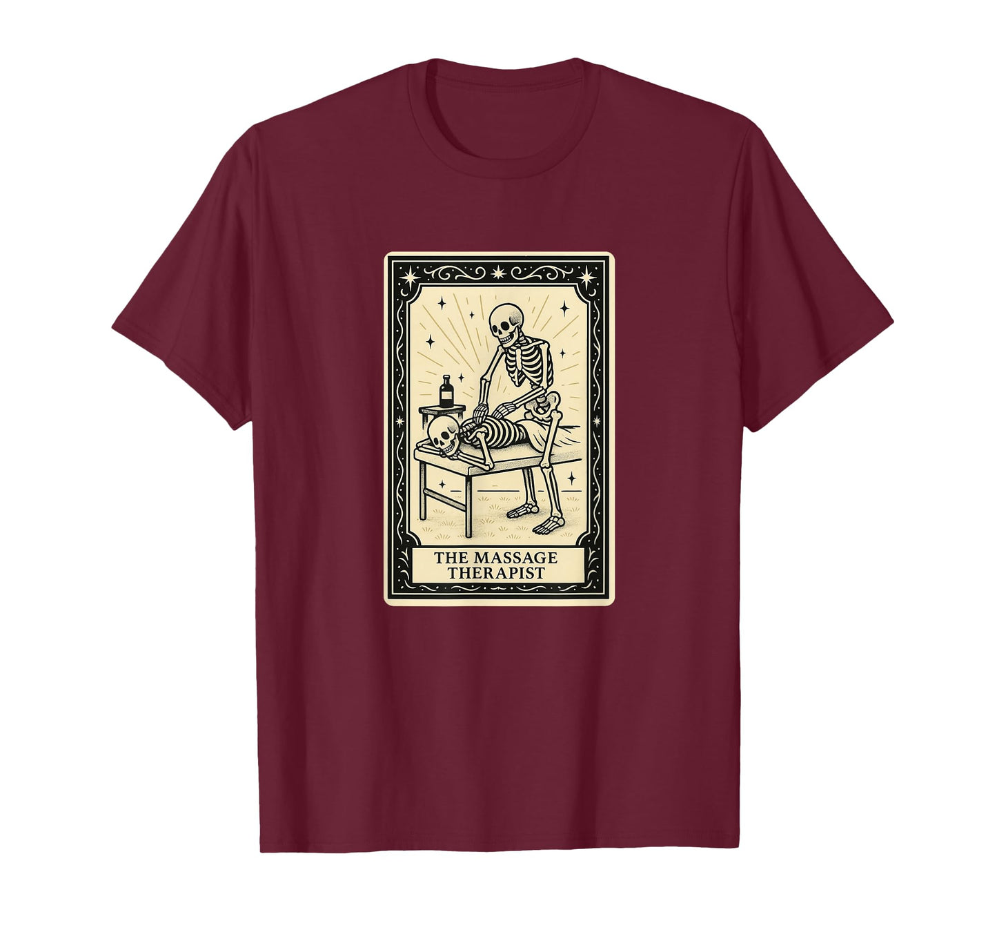 The Massage Therapist Tarot Card - Halloween Spooky Gothic T-Shirt