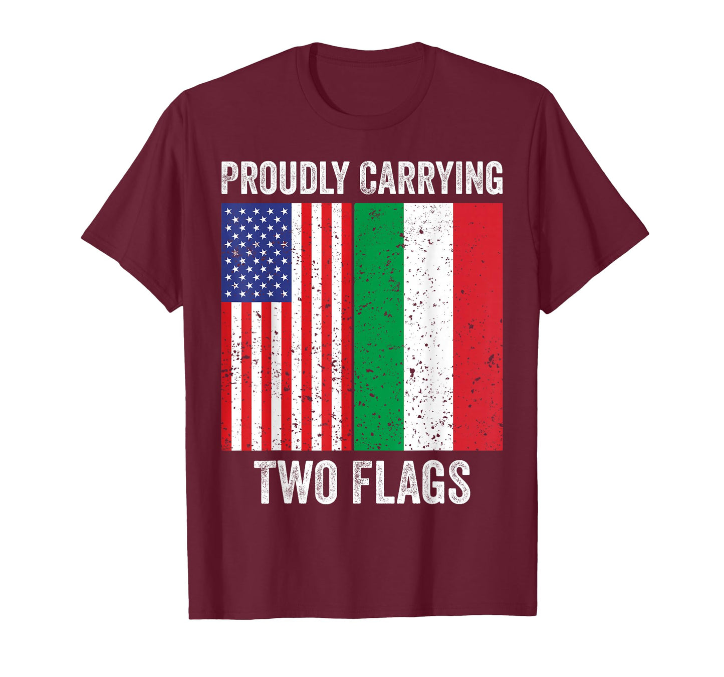 Italy Root Italian American USA Flag T-Shirt