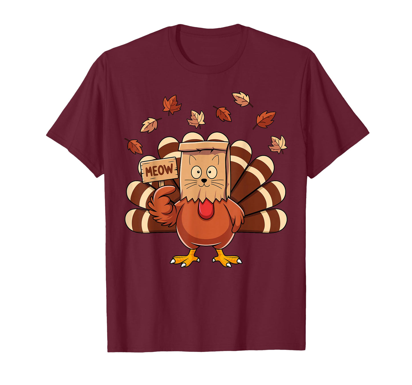 Thanksgiving Turkey Moo Gobble Funny Thanksgiving Women Men T-Shirt