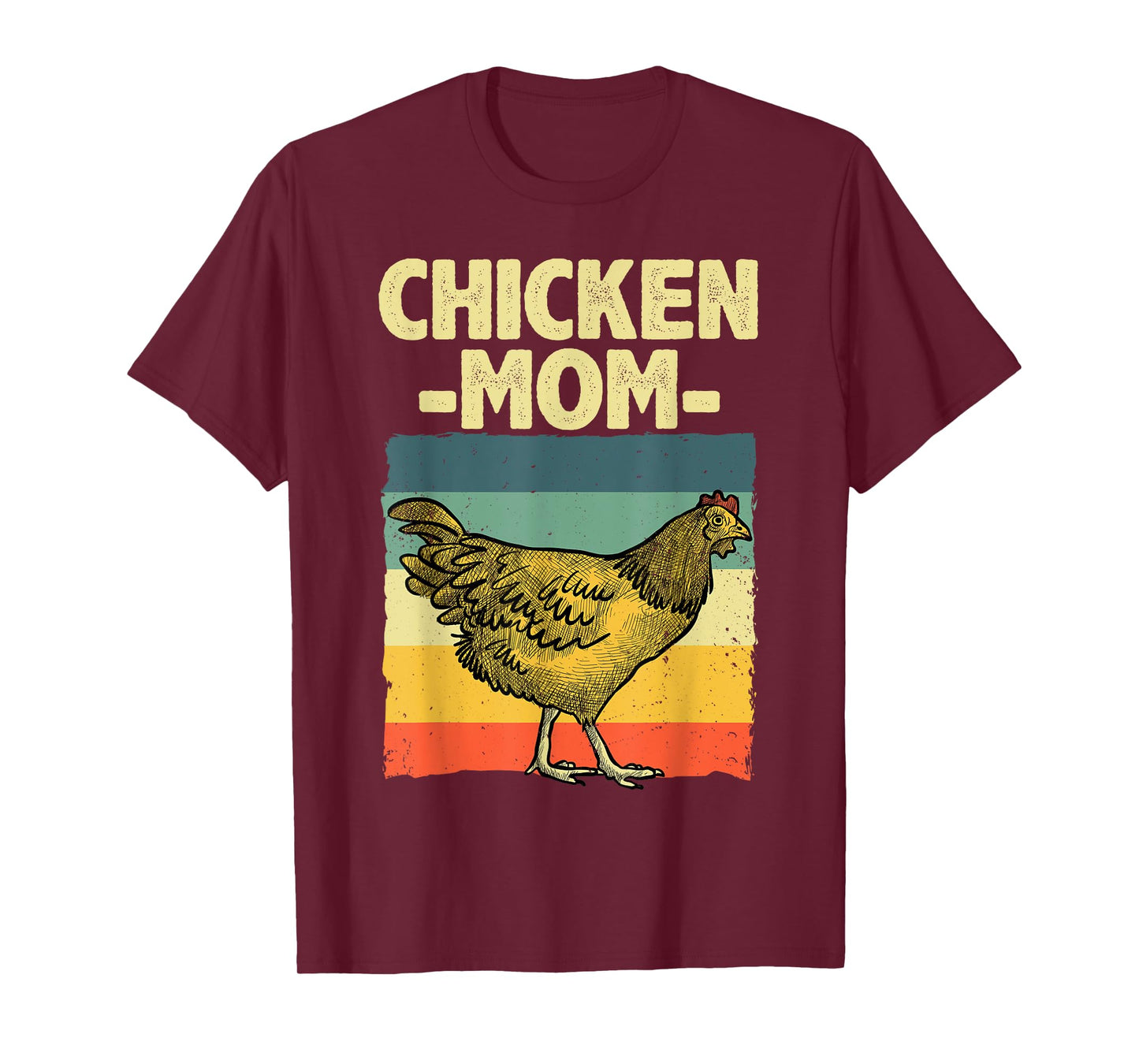Cool Chicken Mom Art For Women Chicken Farmer Poultry Farm T-Shirt