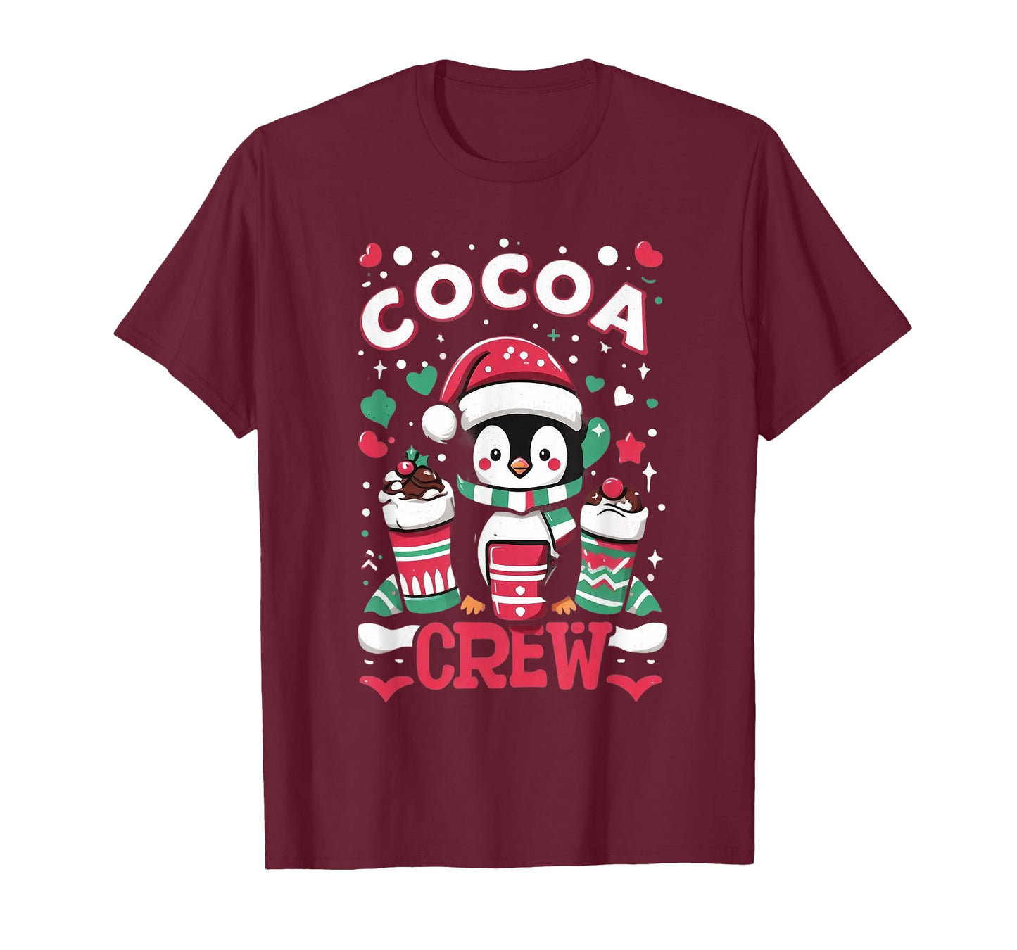 Cocoa Crew - Cozy Winter Hot Chocolate Lover Tee T-Shirt