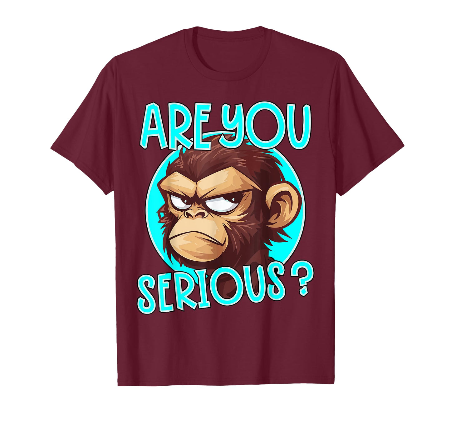 Are You Serious Grumpy Monkey Meme Funny Memes Internet Meme T-Shirt