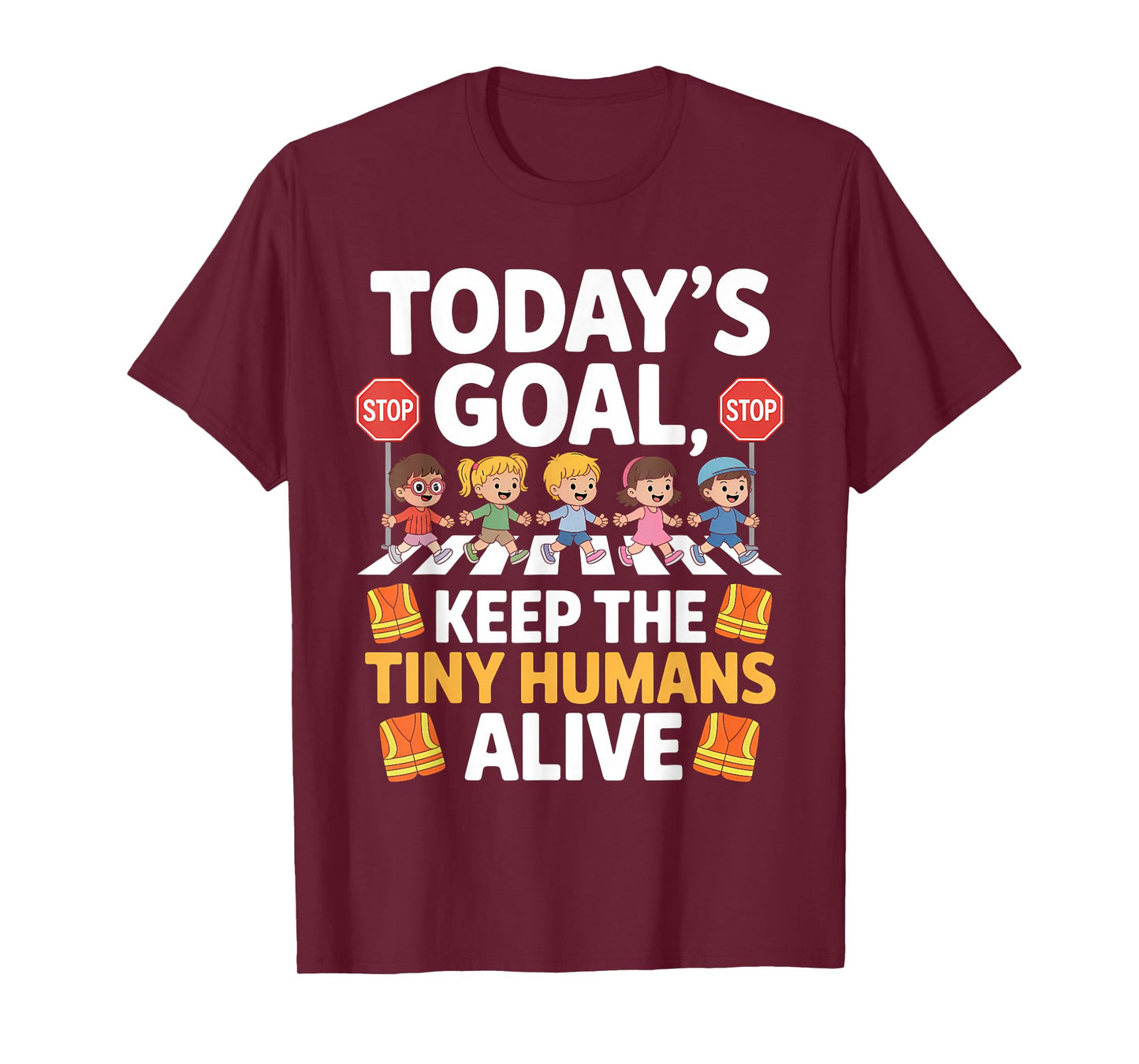Funny School Crossing Guard - School Safety Patrol T-Shirt