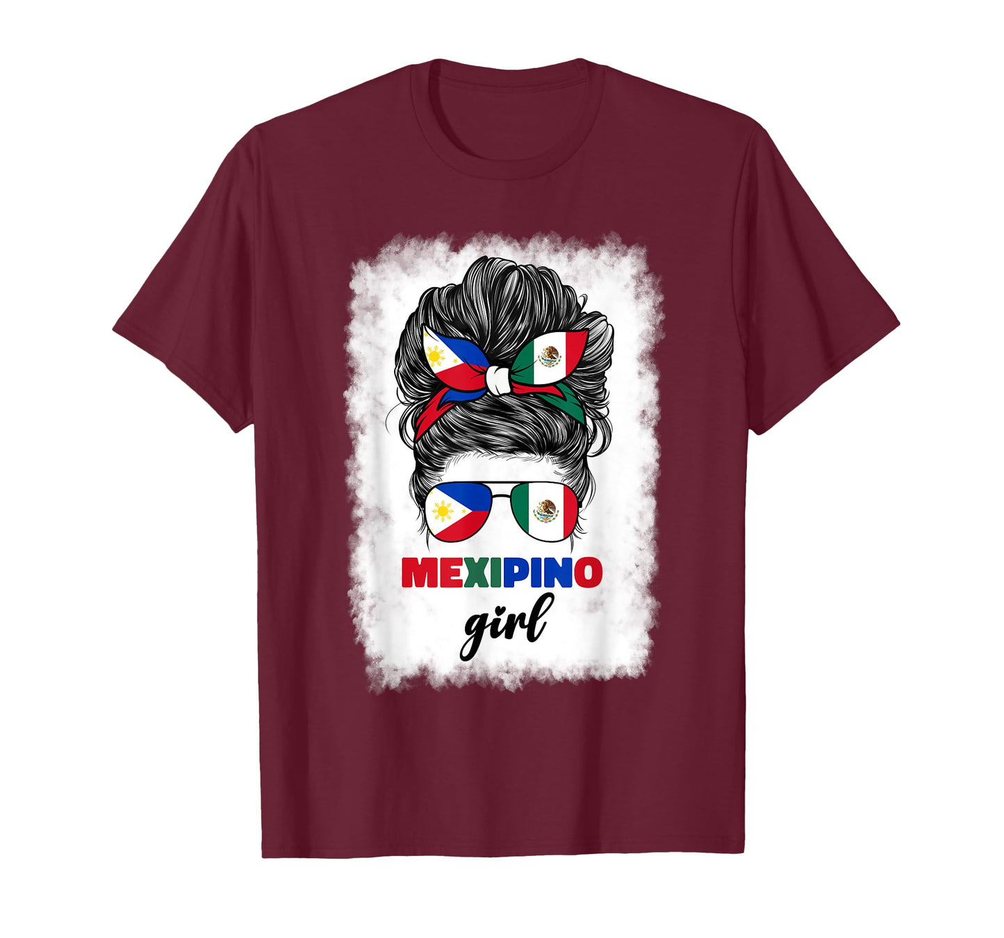 Mexipino Half Mexican And Filipino Mexico Philippines Flag T-Shirt