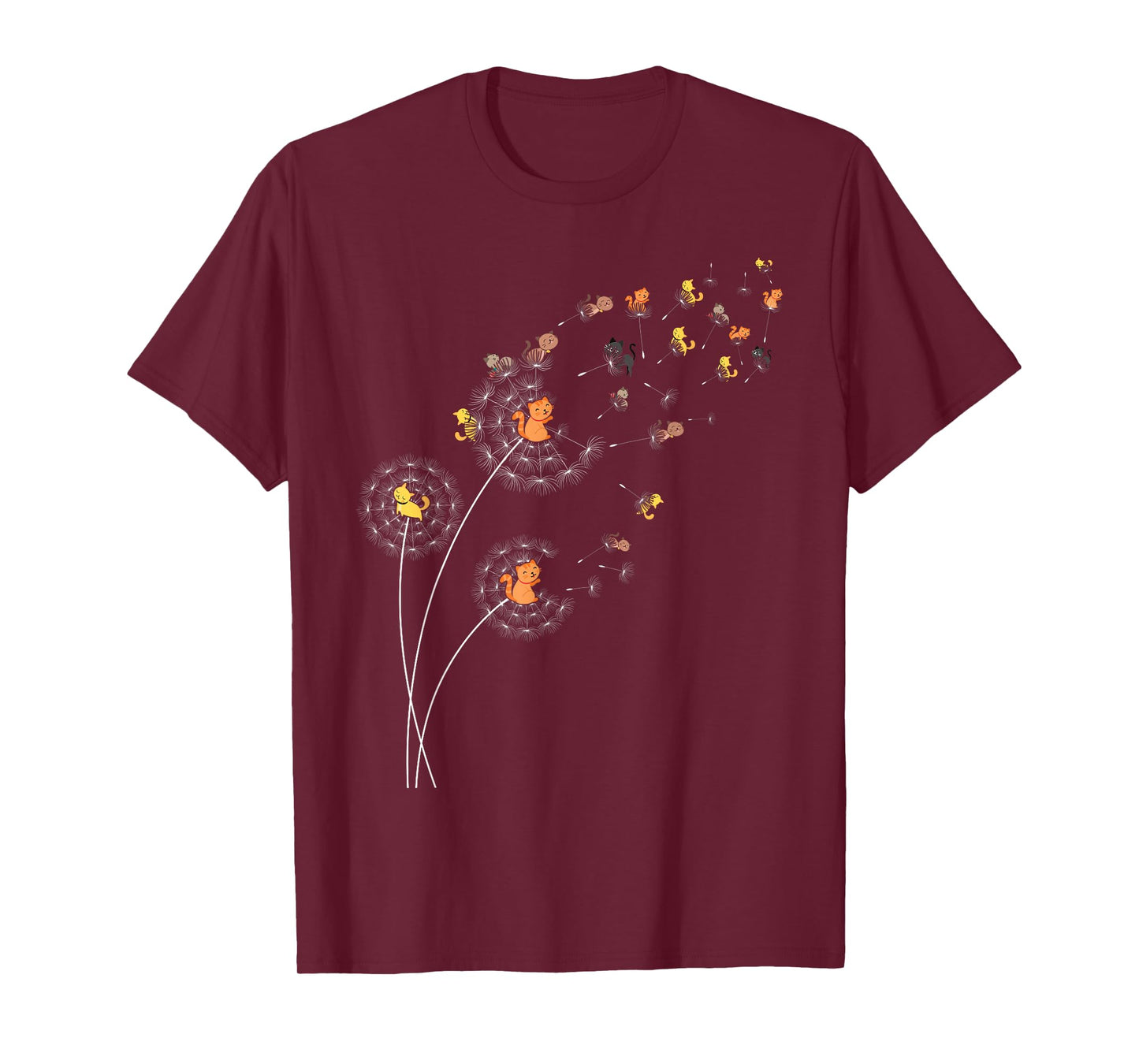 Dandelion Cat lovers Cat fans Flower Power Dandelions T-Shirt