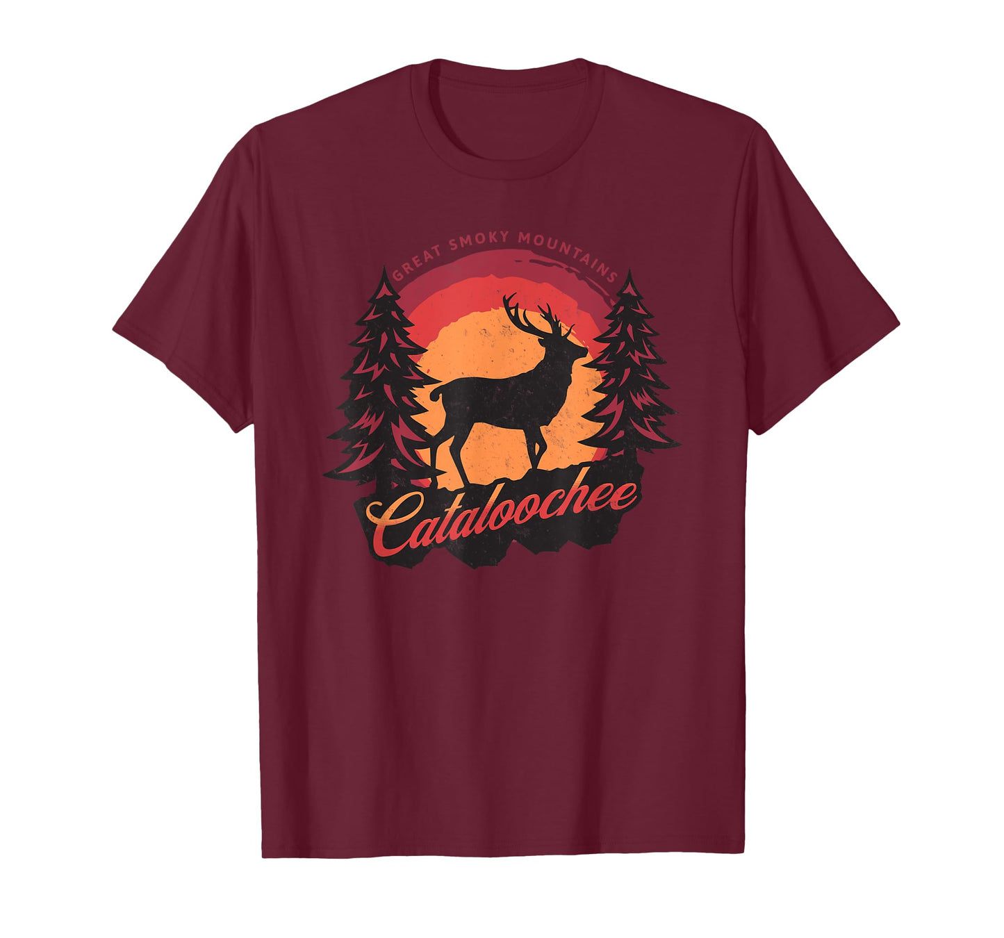 Cataloochee Valley Elk Great Smoky Mountains T-Shirt