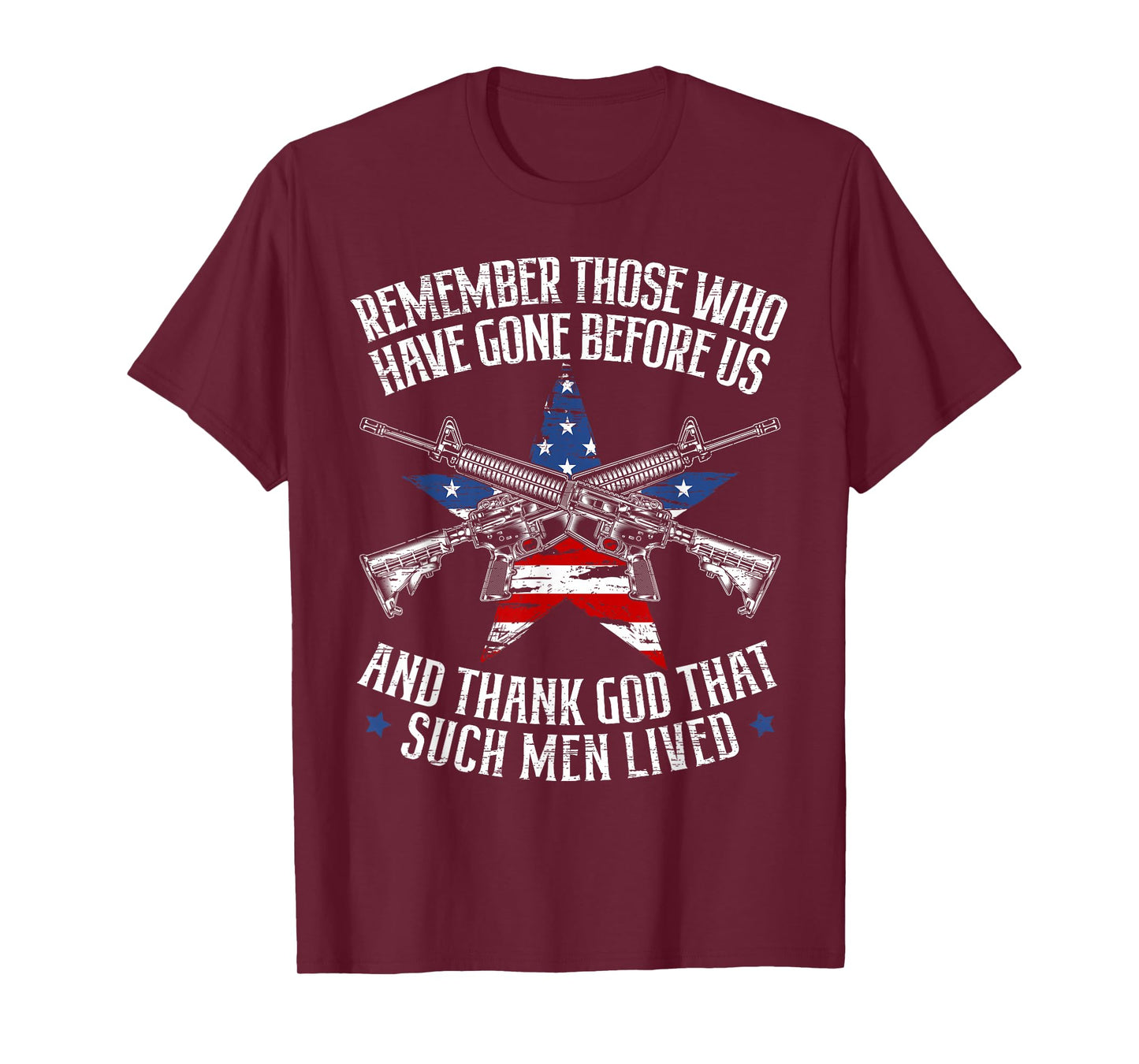 Remember The Fallen Soldiers USA Flag American Memorial Day T-Shirt