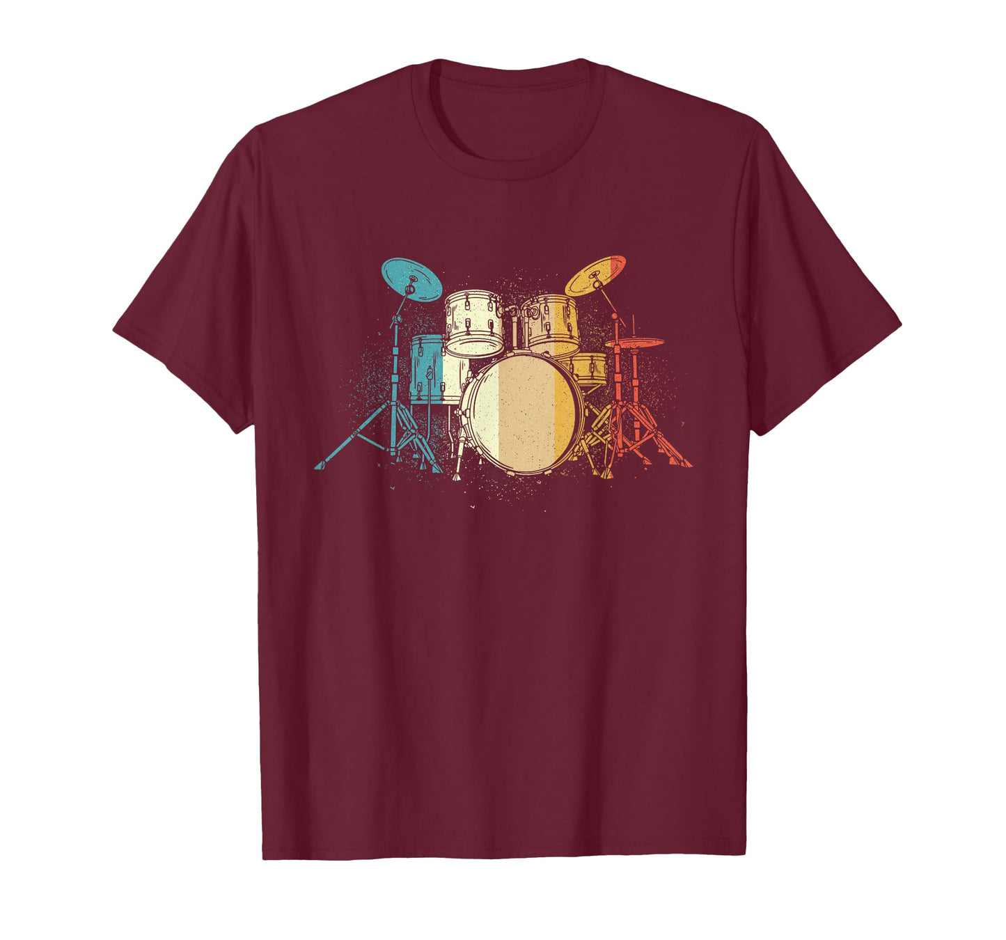 Retro Vintage Drum Sets - Drummer Drumming Lover Percussion T-Shirt