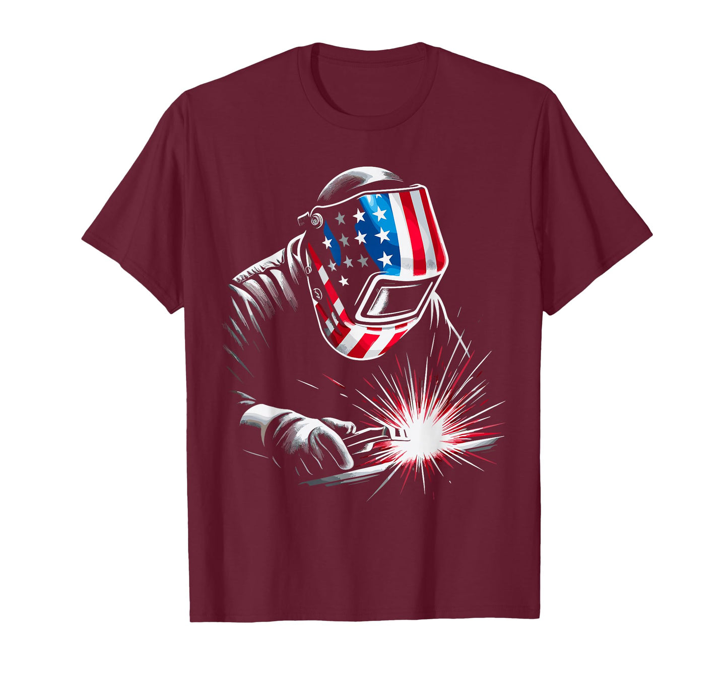 USA Patriotic Welder T-Shirt