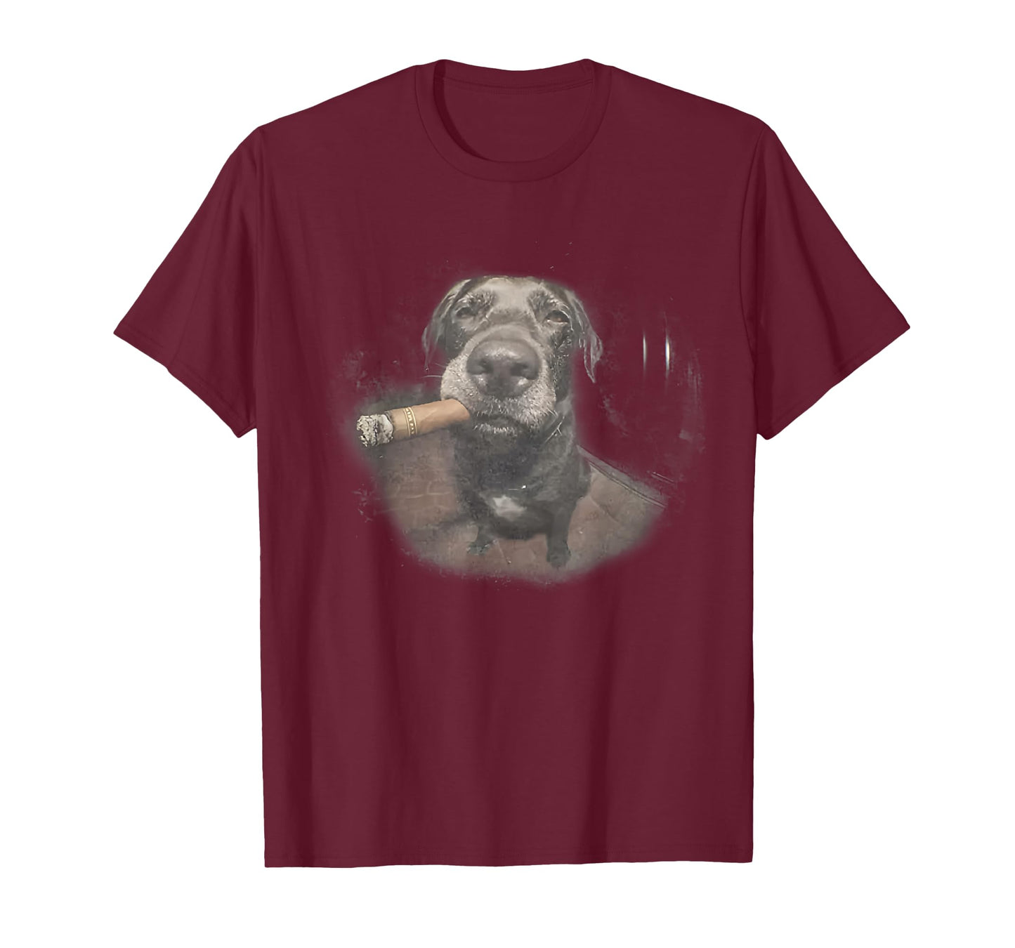 Funny Smoking Dog T-Shirt