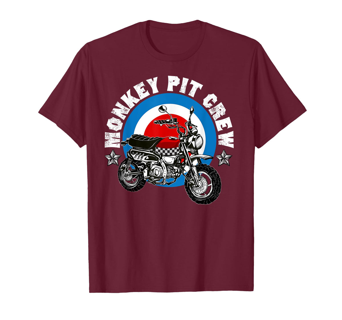 Monkey Bike Pit Crew logo T-Shirt