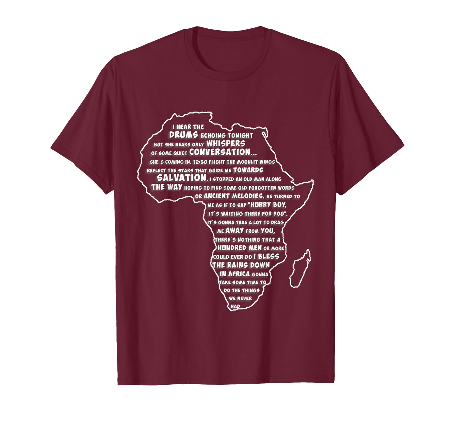 Bless the rains down in Africa bless the rain in Africa T-Shirt