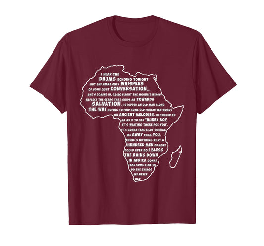 Bless the rains down in Africa bless the rain in Africa T-Shirt