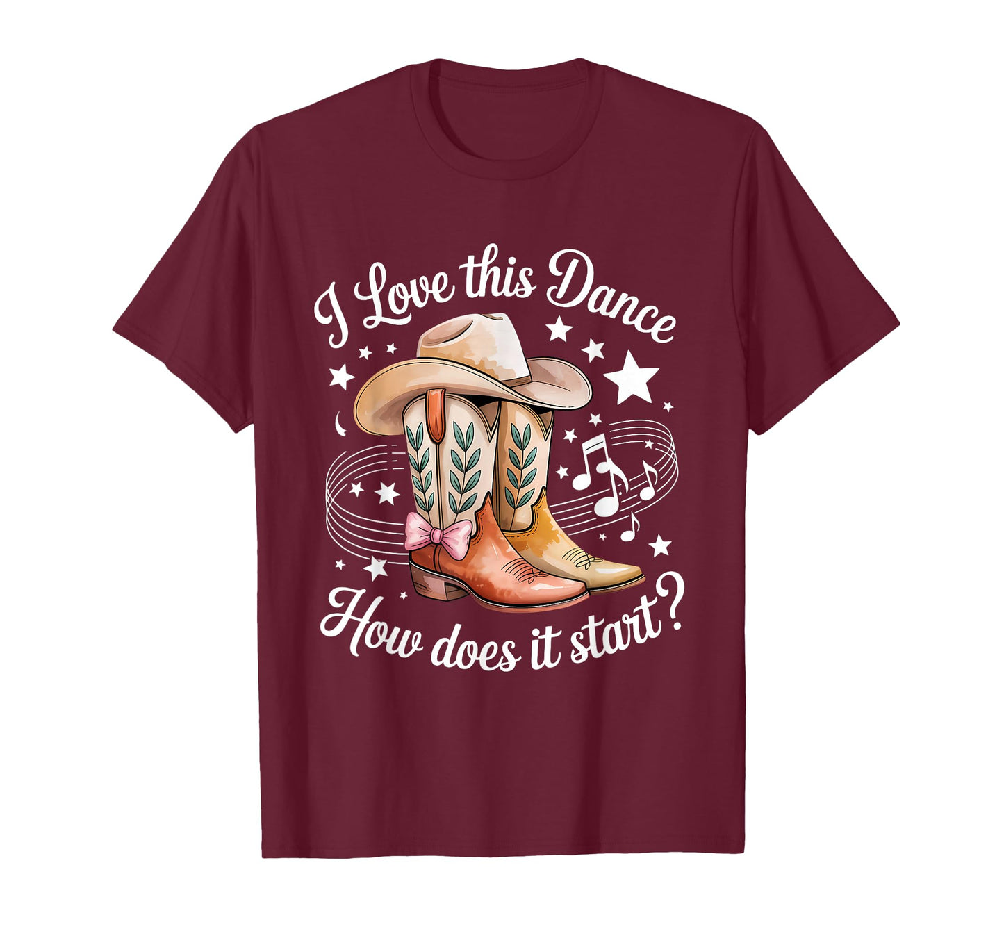 I Love This Dance How Does It Start Line Dance T-Shirt