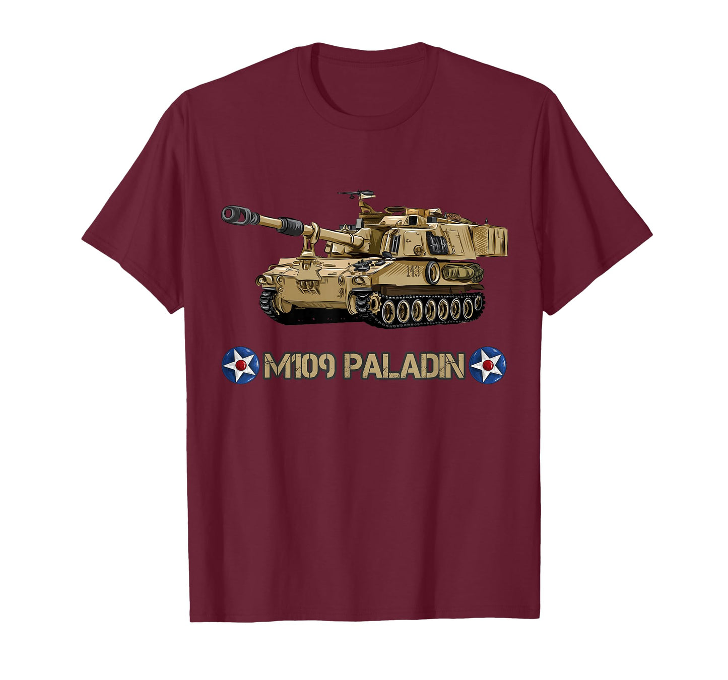 American Self Propelled Artillery M109 Paladin T-Shirt