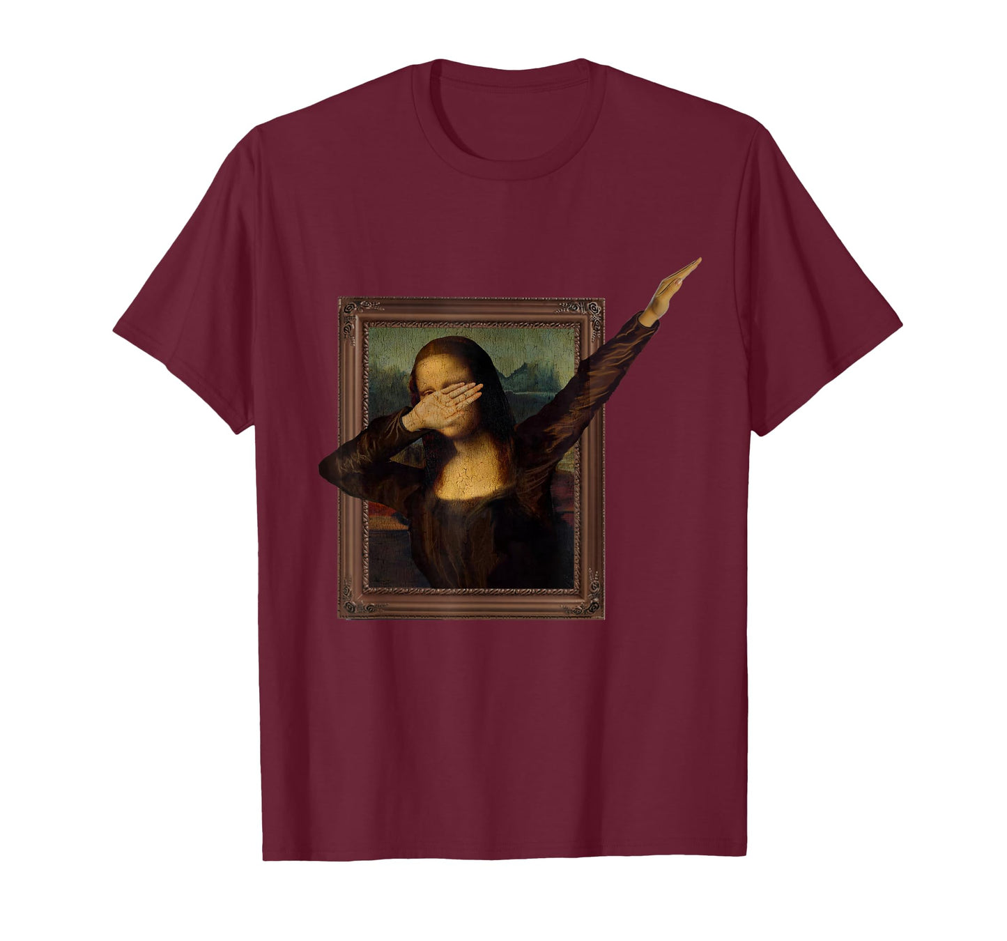 Dabbing Mona Lisa, Painting, La Gioconda T-Shirt