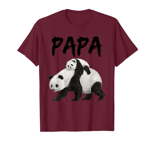 Cool Graphic Design Panda Papa Bear Dad T-shirt T-Shirt