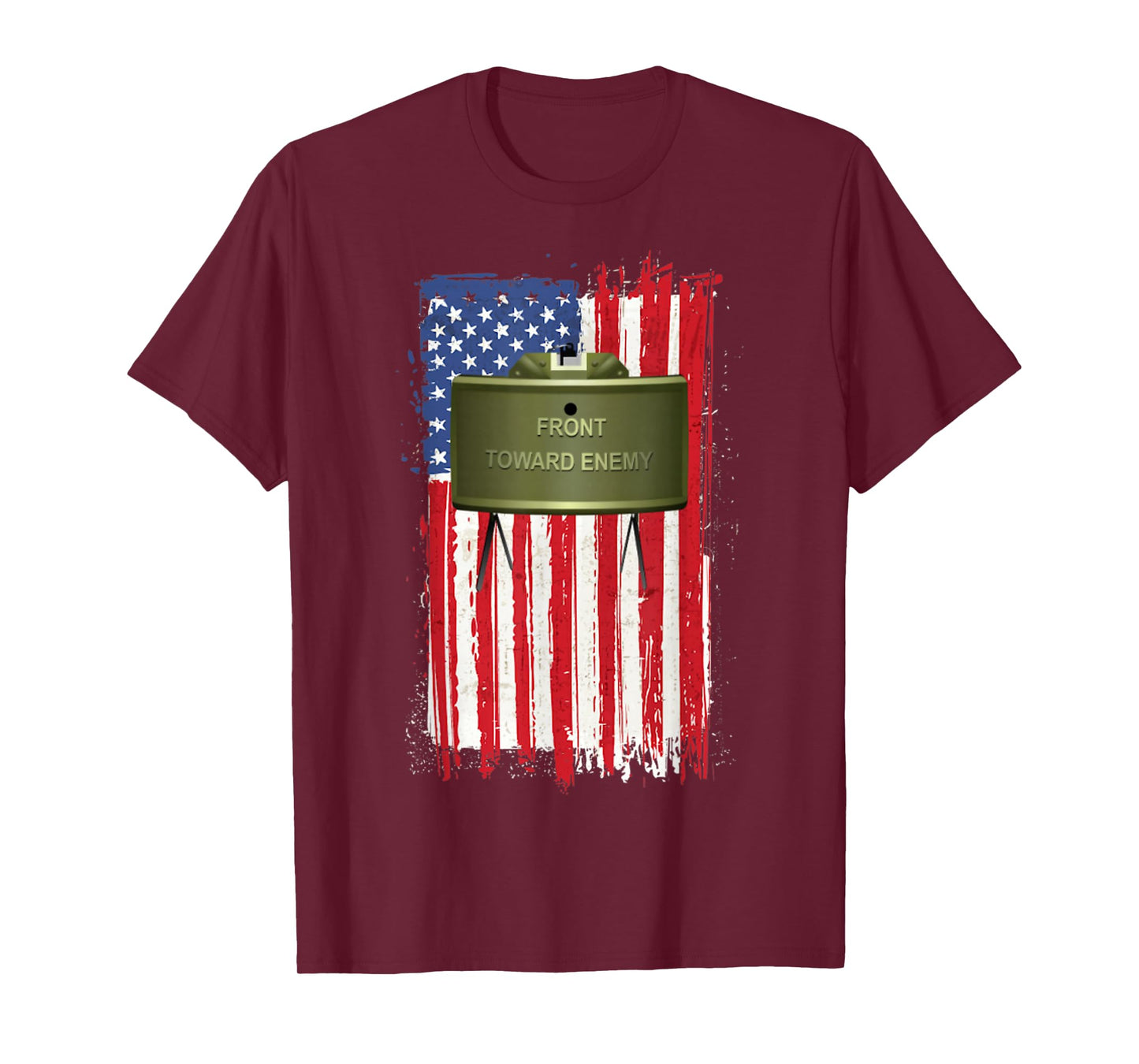 Claymore Mine American Flag T-Shirt