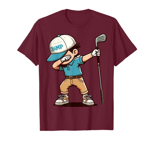 Dabbing Golf Player T-Shirt
