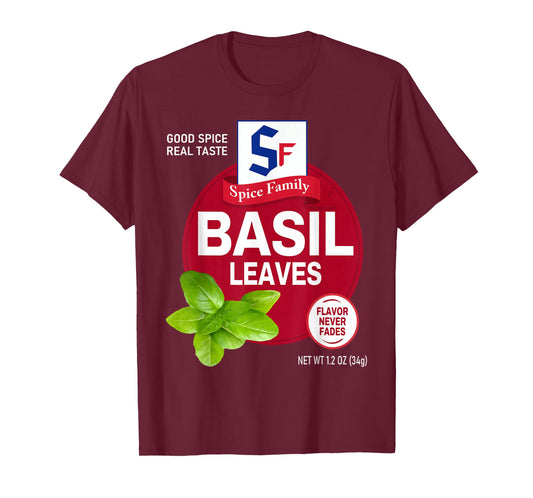 Basil Leaves Spice Group Family Matching Halloween Outfit T-Shirt