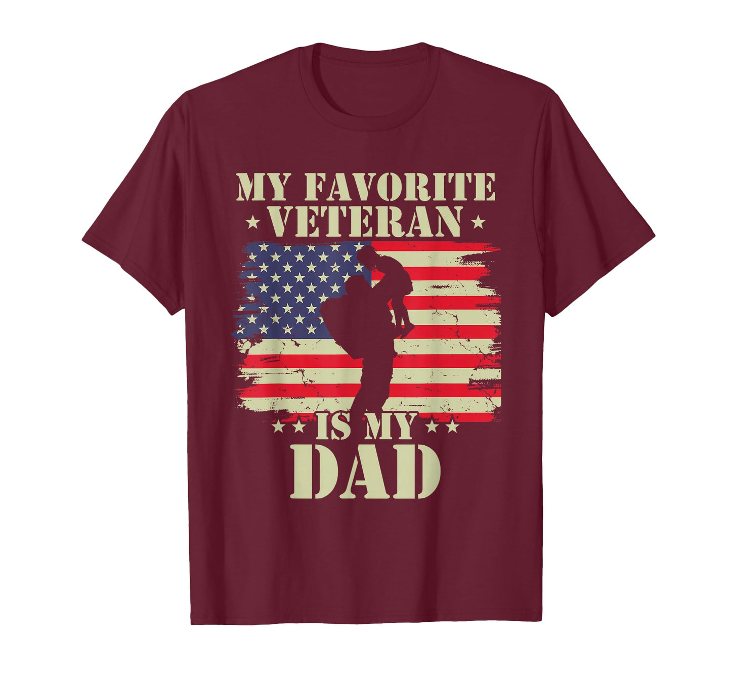 My Favorite Veteran is My dad Army Military Veterans Day T-Shirt