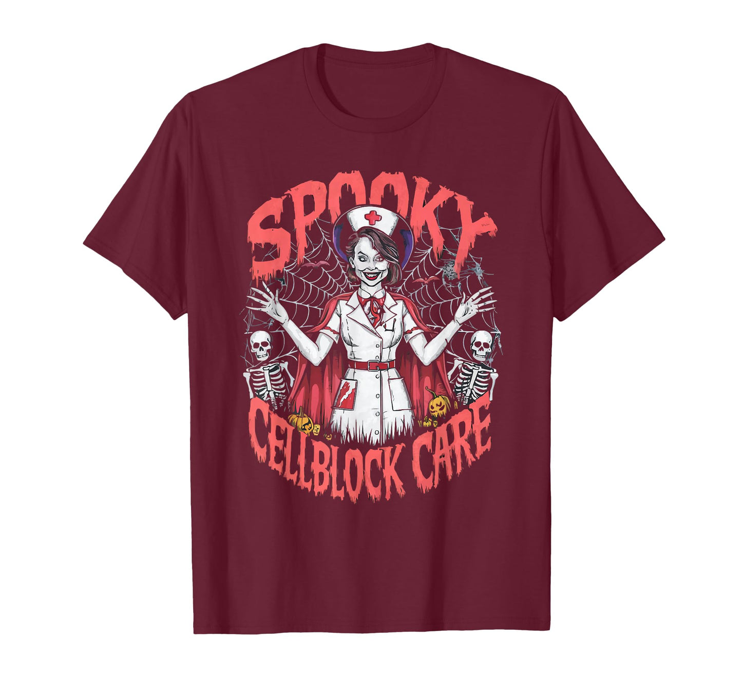 Correctional Nurse Halloween Spooky Nursing Trick Or Treat T-Shirt