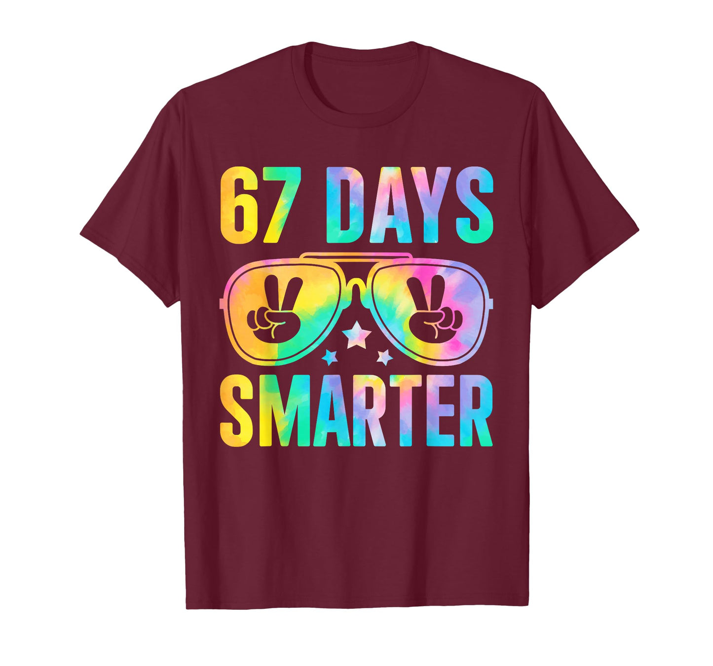 67th Day of School Shirt 67 Days Smarter Teacher Boys Girls T-Shirt