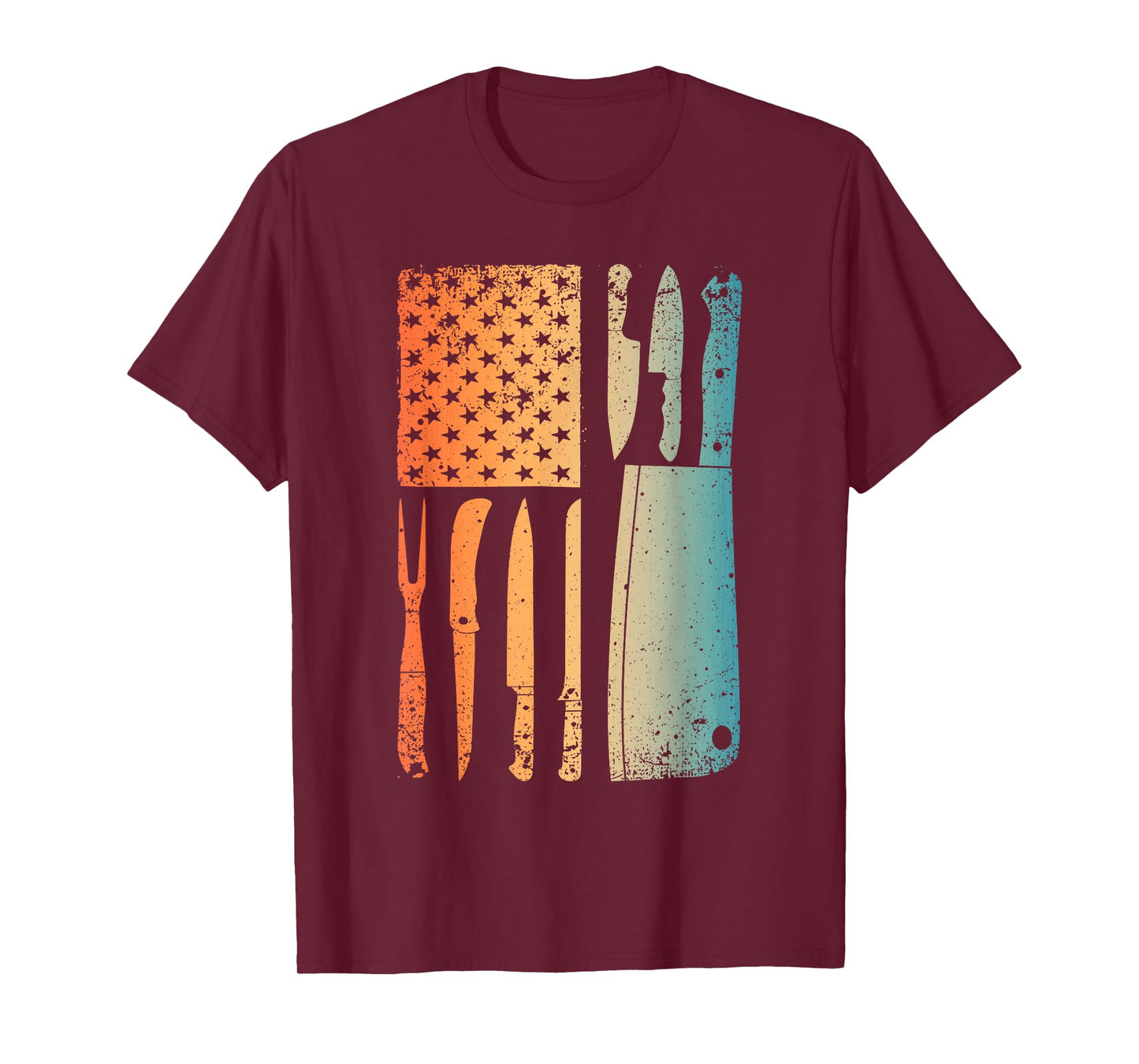 Cool Chef Art for Men Women Sous Chef Knives Culinary Cook T-Shirt