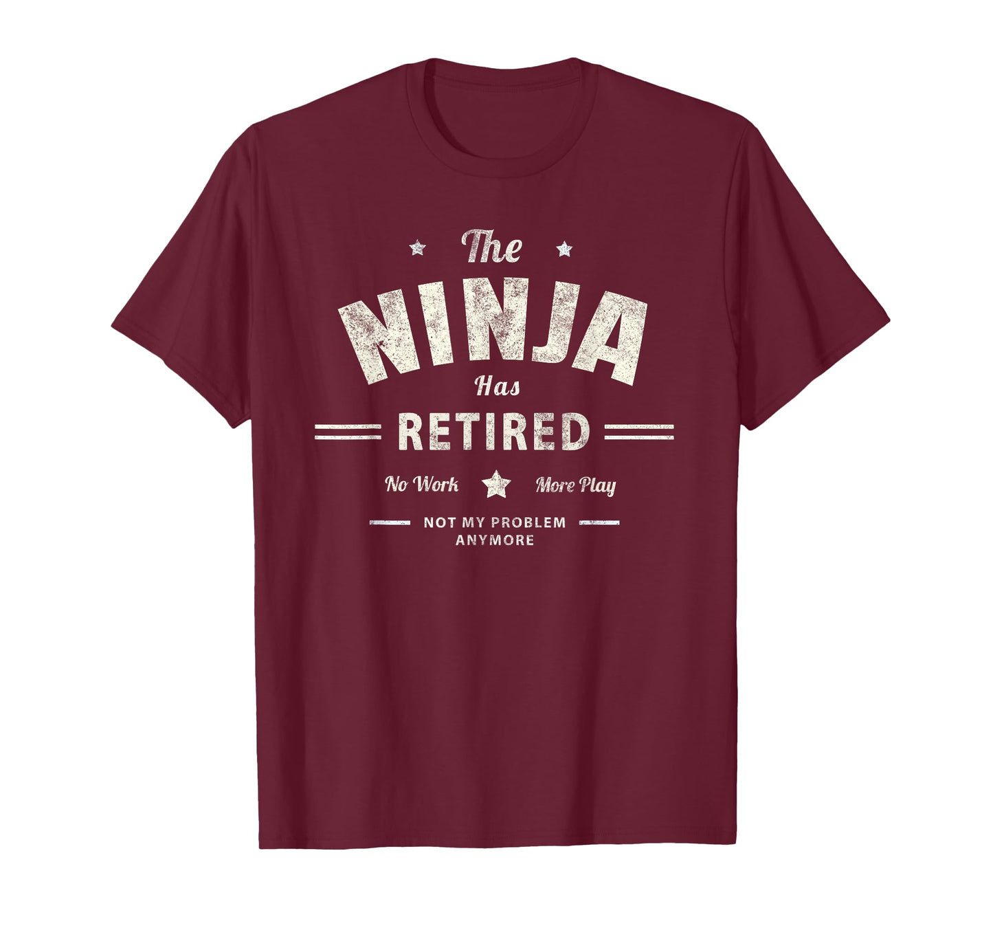 Cute NINJA HAS RETIRED Best Employee Retirement Nurse Worker T-Shirt