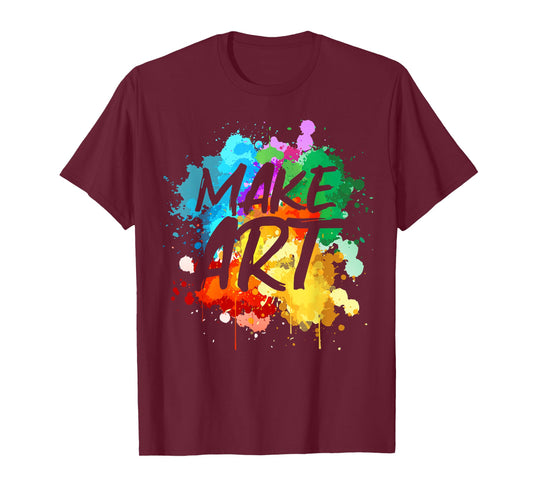 Cool Art for Men Women Artist Teacher Painter Artists Paint T-Shirt