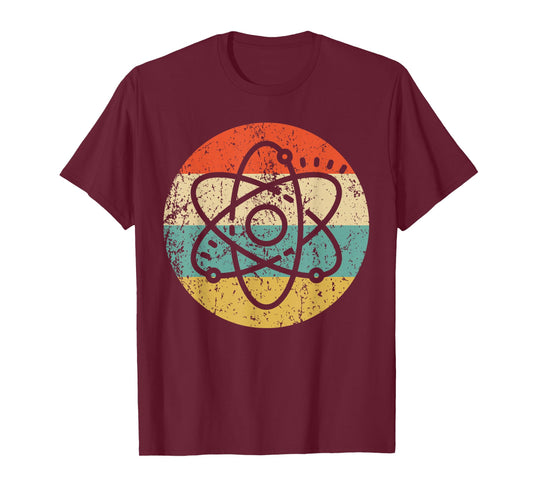 Atom Retro Style Science T-Shirt