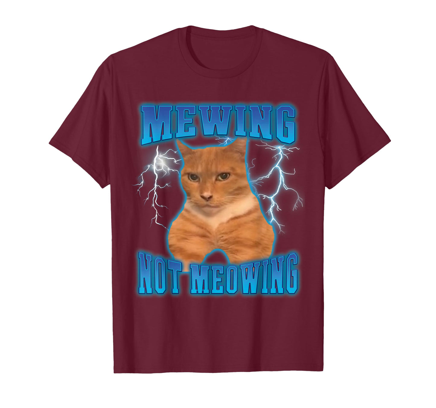 Cat Mewing Meme Cat Mewing Not Meowing T-Shirt