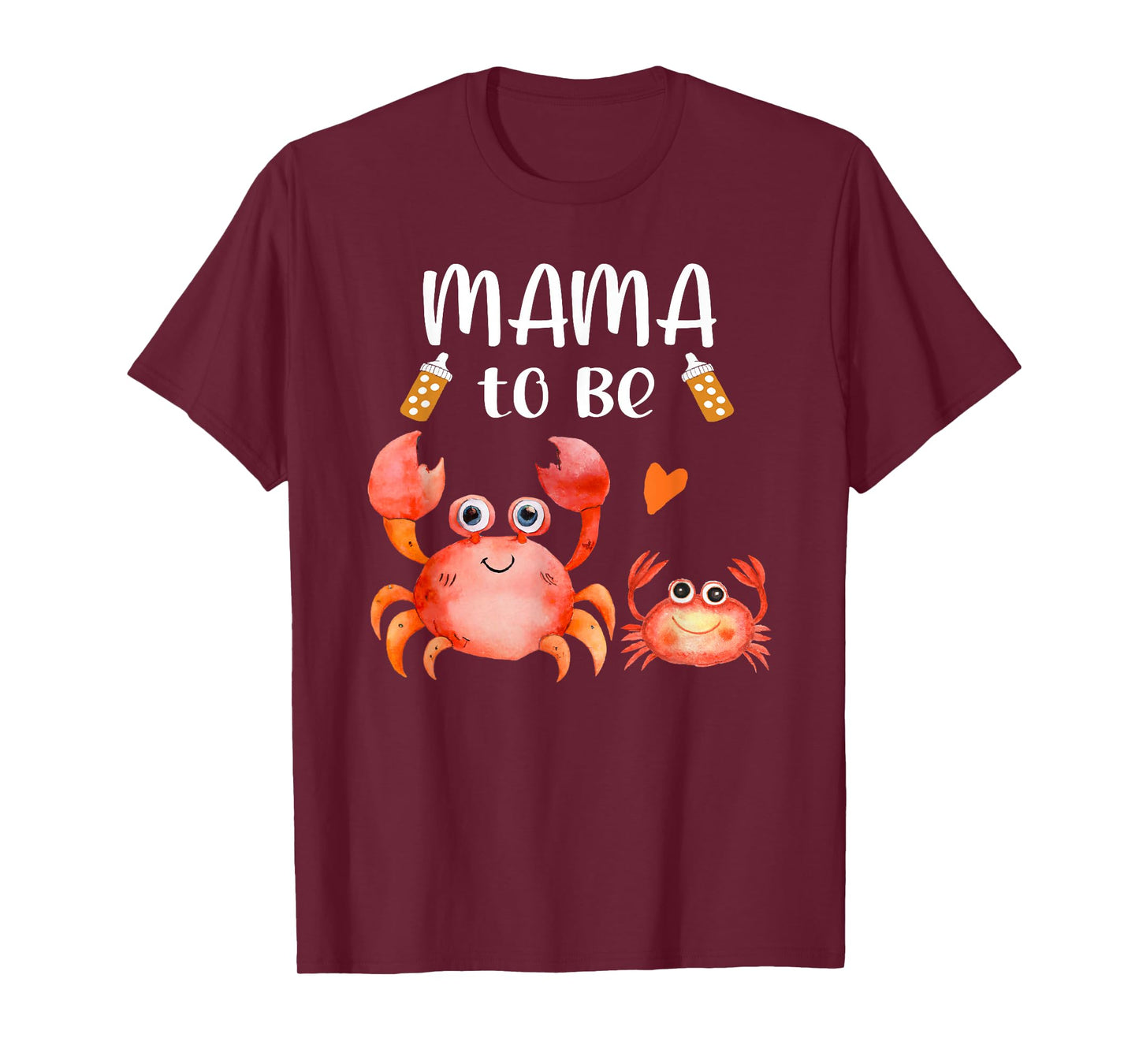 Mama To Be Crab Baby Shower For Boy Or Girl Ocean Animal T-Shirt