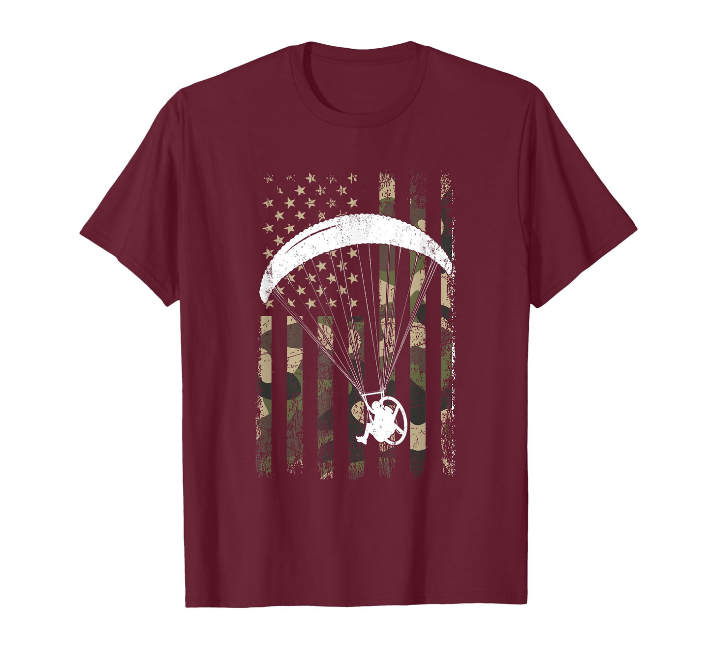 paramotor American Flag, paramotor T-Shirt