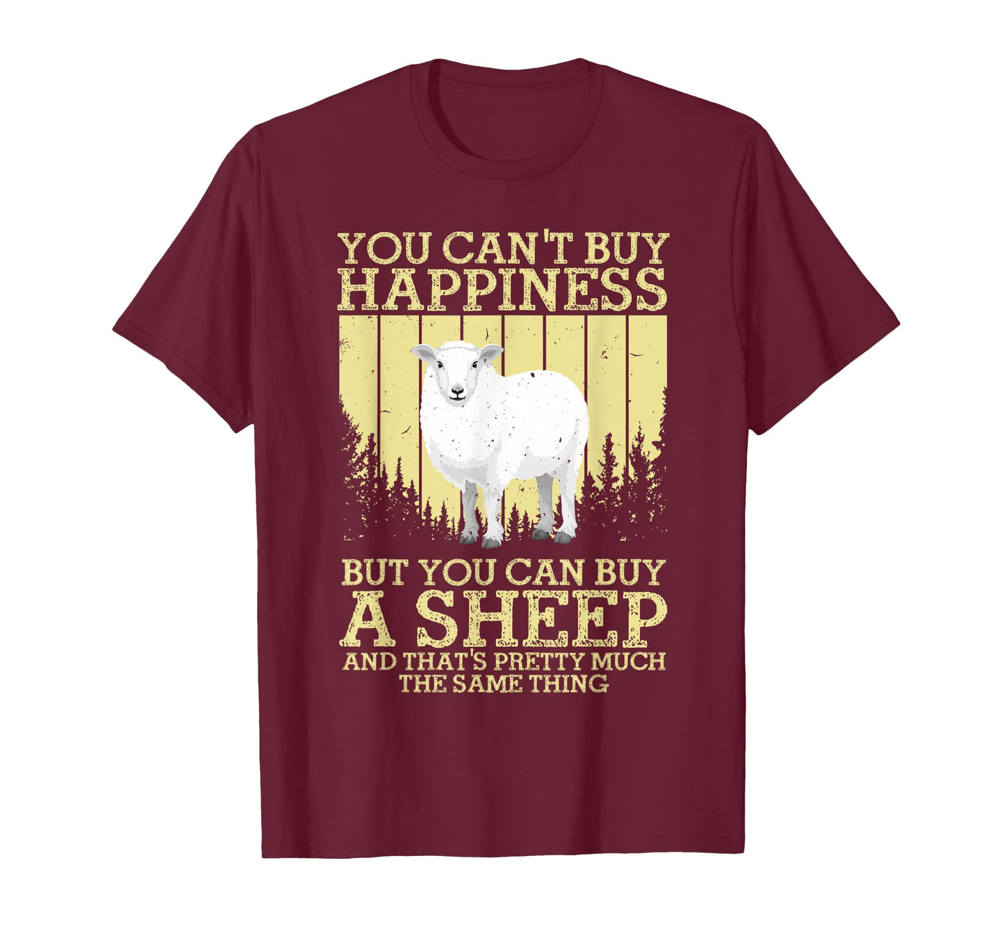 Cute Sheep Design For Men Women Kids Livestock Sheep Lovers T-Shirt